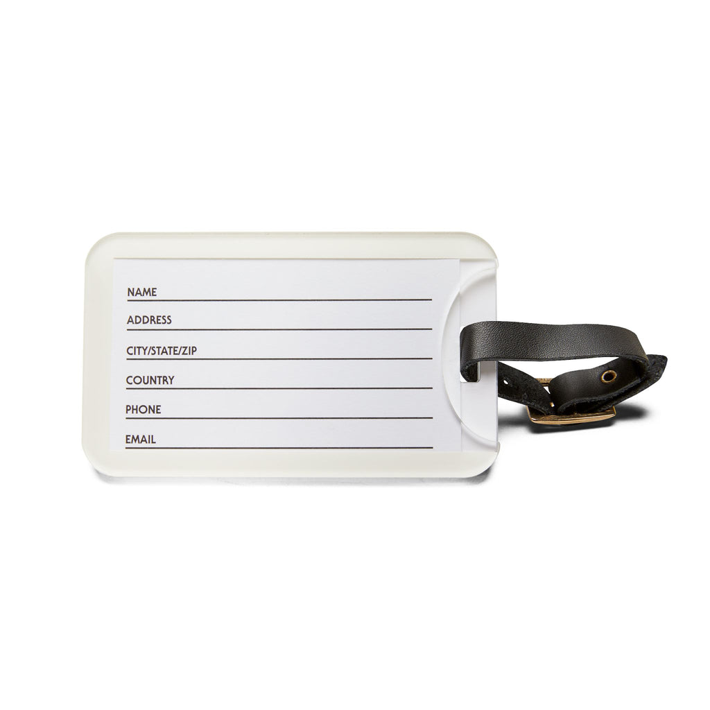Bagel Pattern Luggage Tag