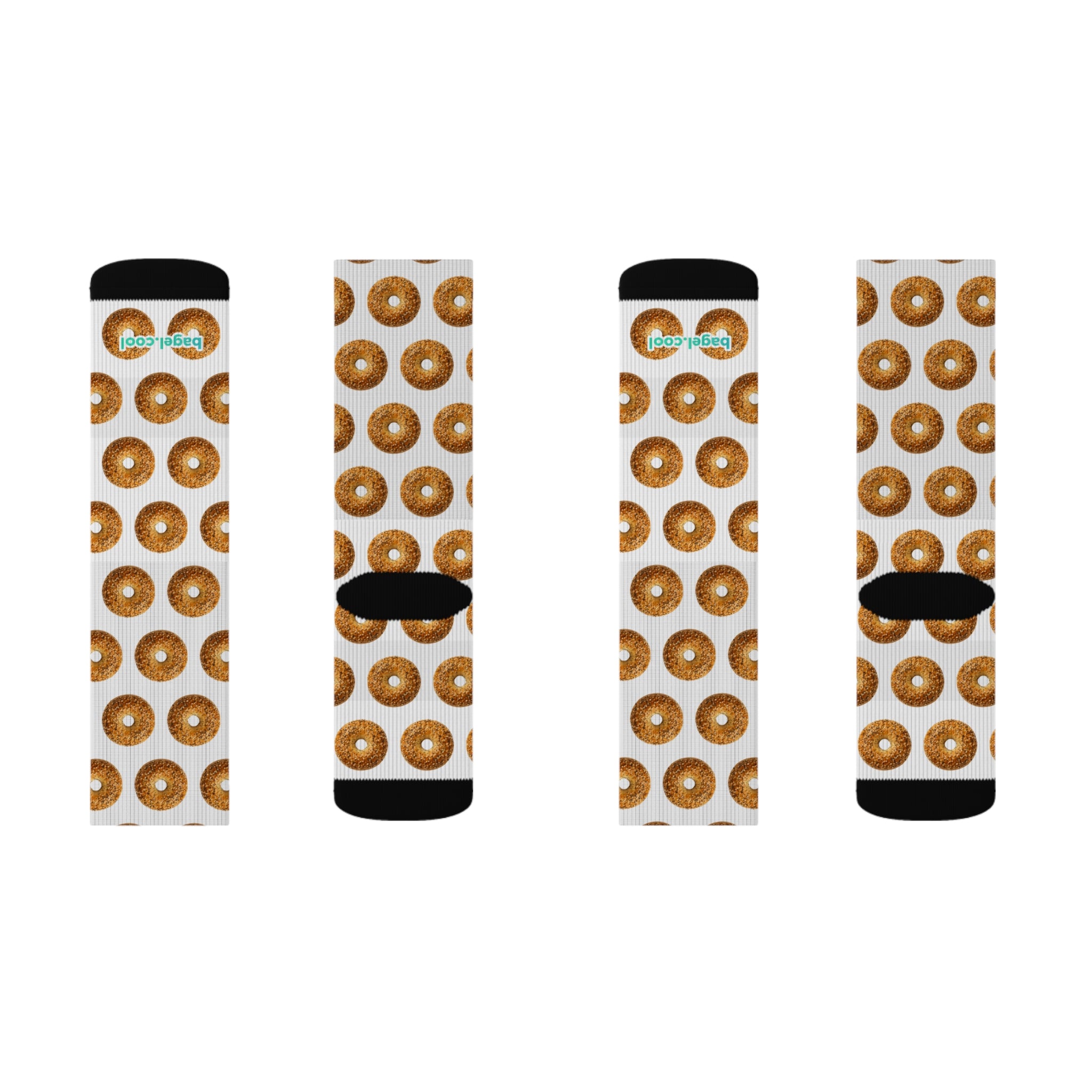Bagel Pattern Sublimation Socks