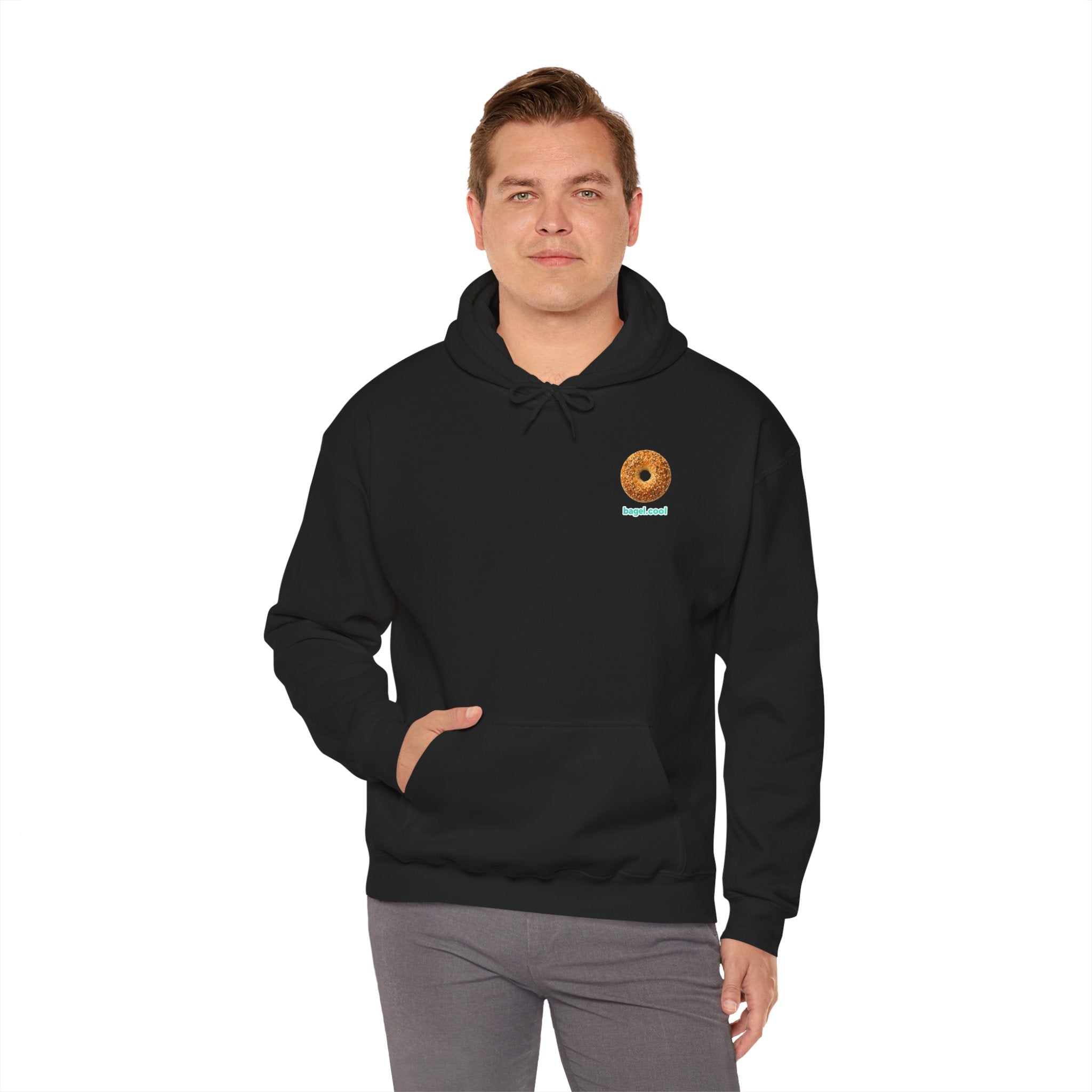 Bagel Icon Mini Unisex Heavy Blend™ Hooded Sweatshirt