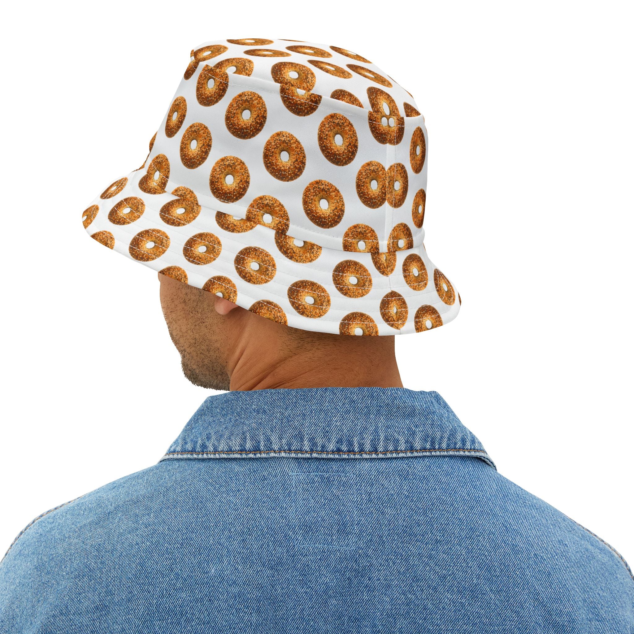 Bagel Pattern Bucket Hat