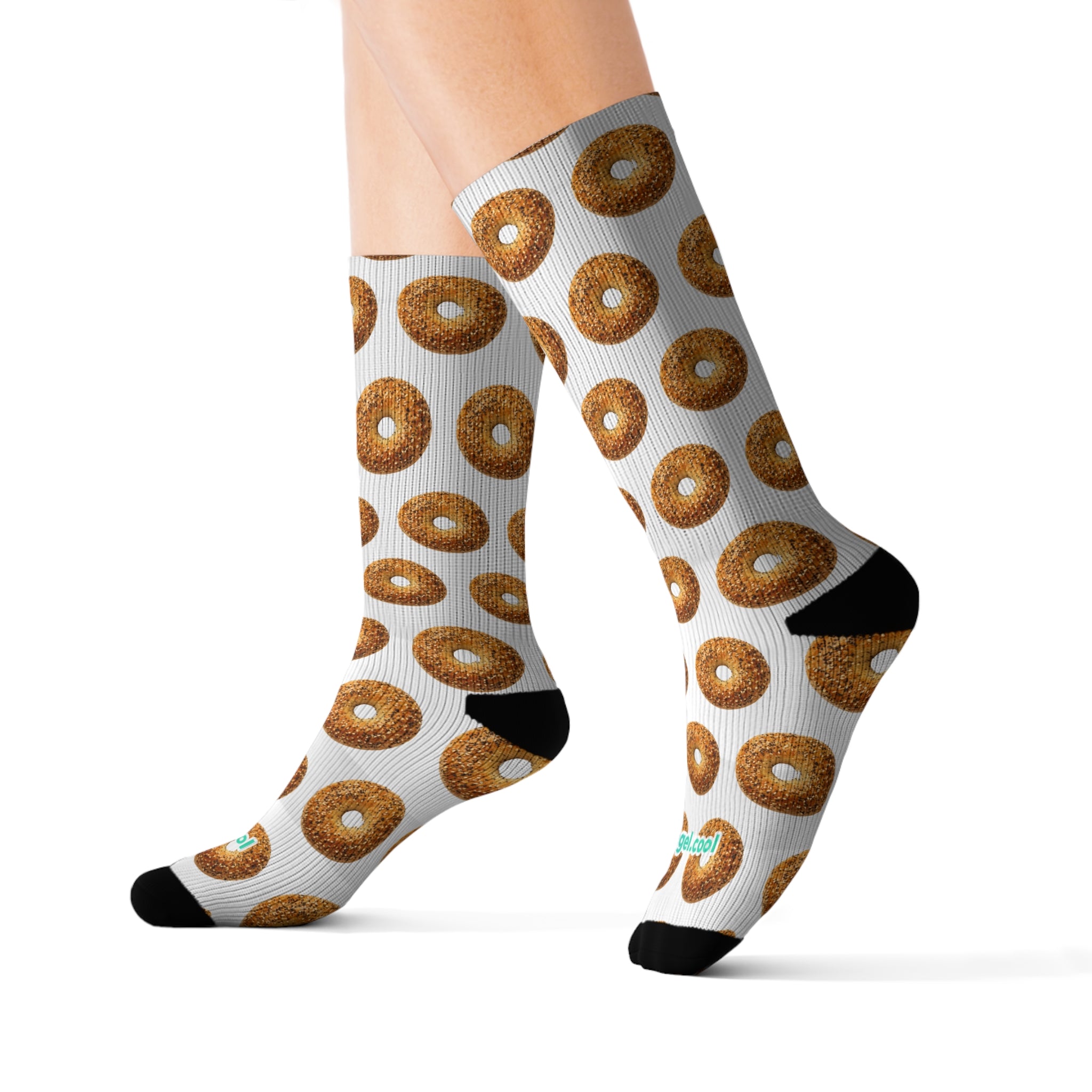 Bagel Pattern Sublimation Socks