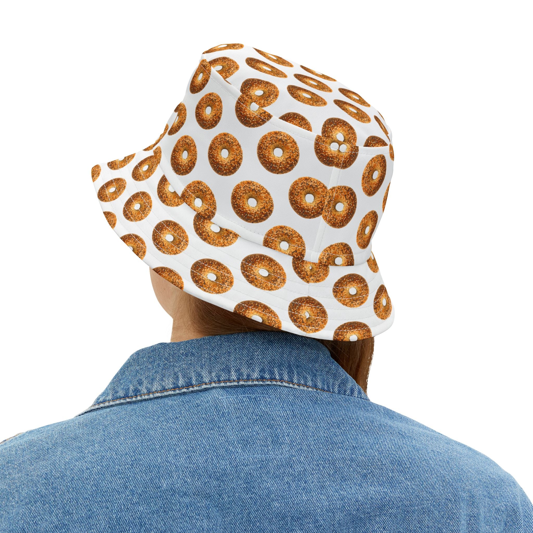 Bagel Pattern Bucket Hat
