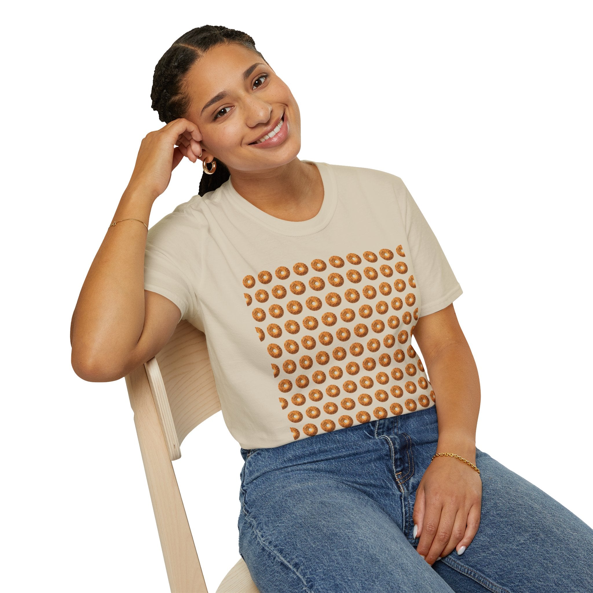 Sand bagel themed t-shirt