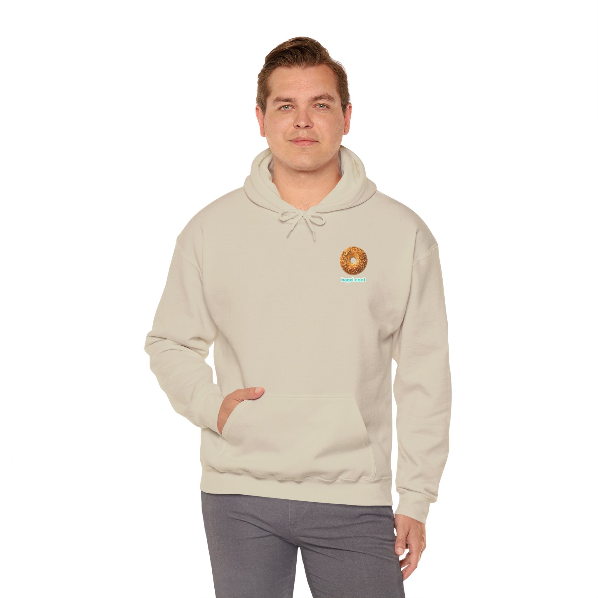Bagel Icon Mini Unisex Heavy Blend™ Hooded Sweatshirt