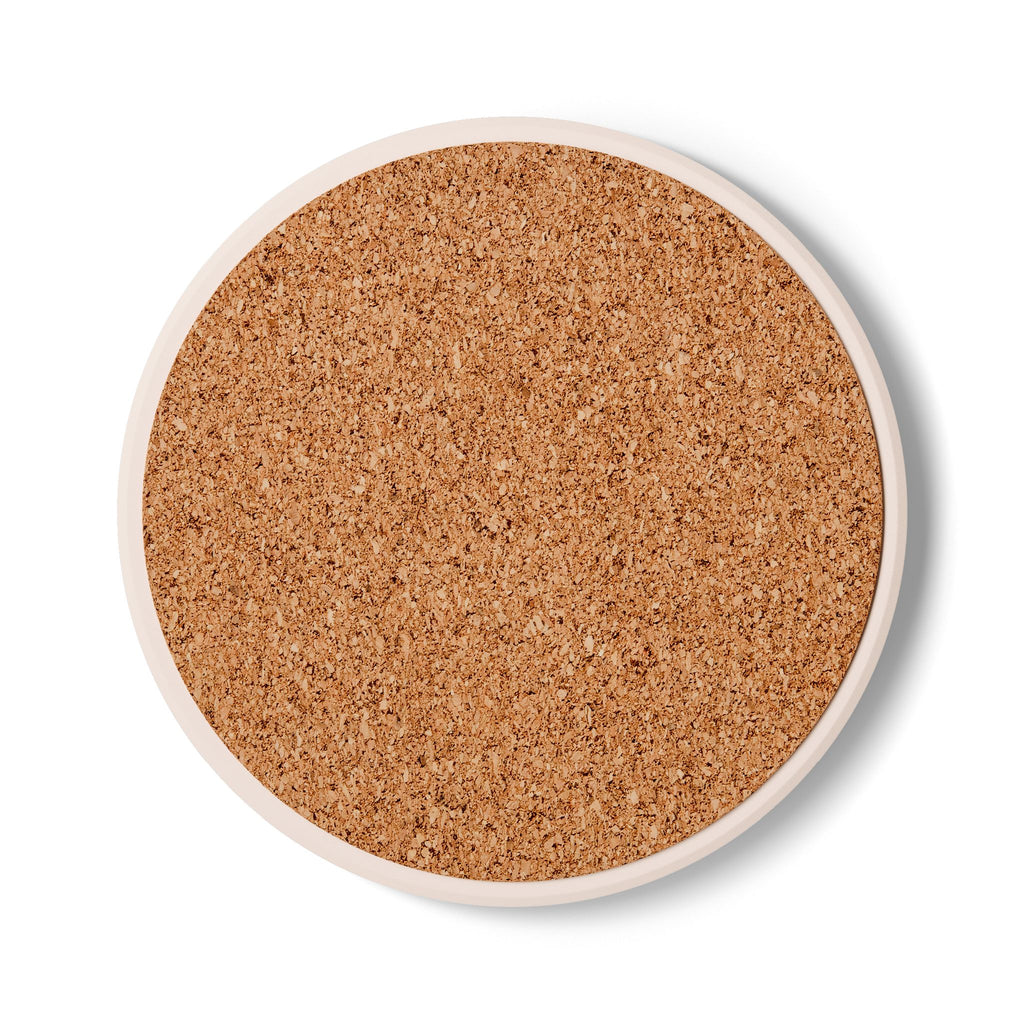 Bagel Icon Ceramic Coaster