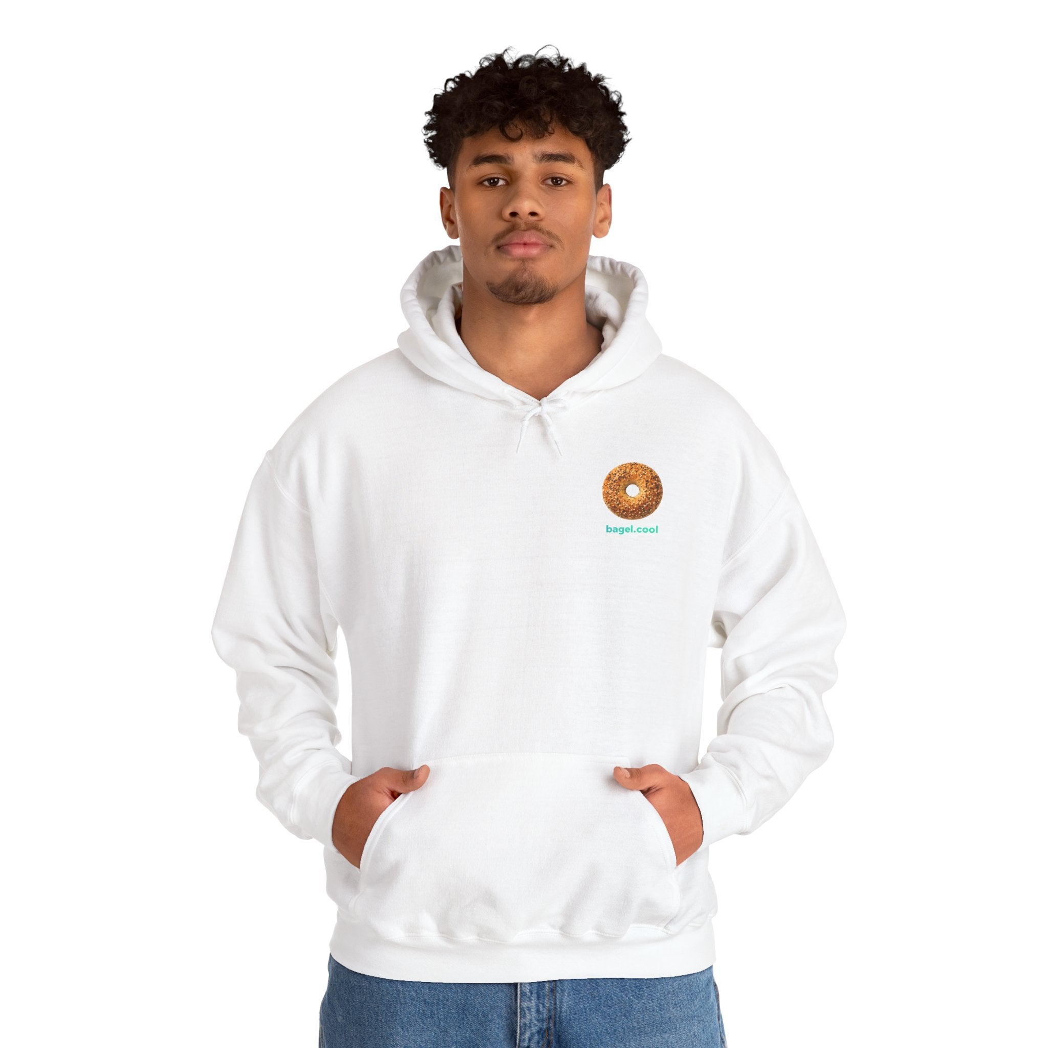 Bagel Icon Mini Unisex Heavy Blend™ Hooded Sweatshirt