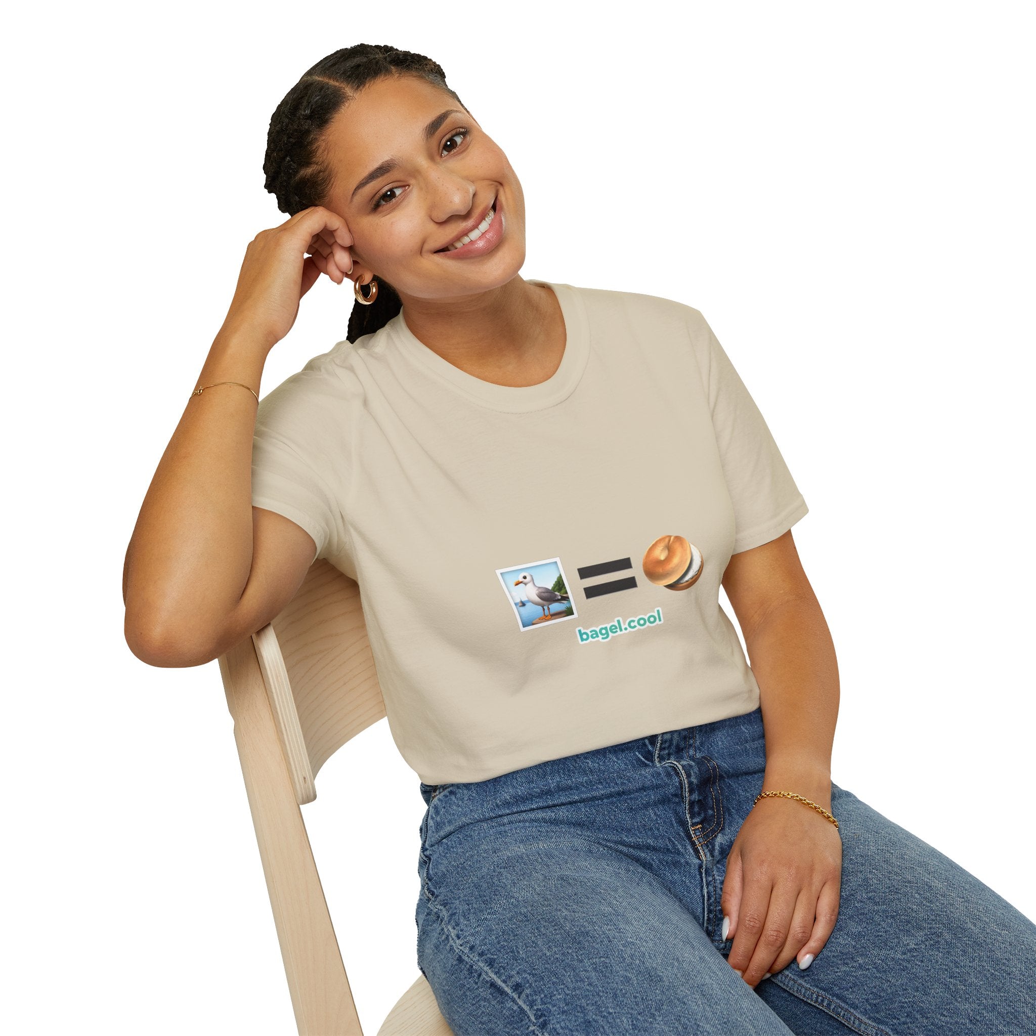 Sand bagel themed t-shirt